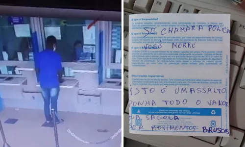 
				
					Homem usa bilhete para anunciar assalto a lotérica no sul da Bahia
				
				