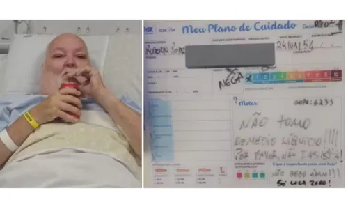 

					Idoso que só bebe Coca-Cola recebe alta: 'Não paro de tomar'

				