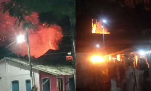 
				
					Incêndio de grandes proporções atinge casa no extremo sul da Bahia
				
				