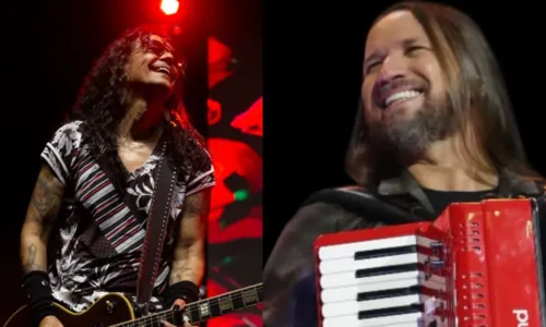  				 					Luiz Caldas e Dorgival Dantas fazem show juntos em Salvador 				 				