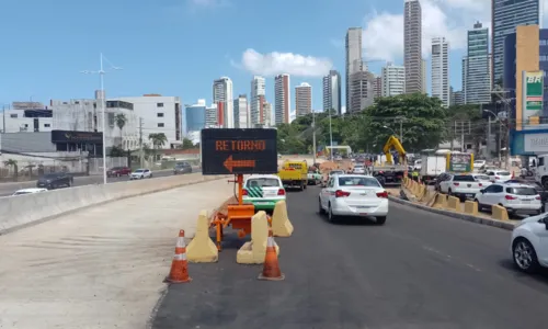  				 					Novo retorno é aberto na Avenida Juracy Magalhães Júnior, em Salvador 				 				