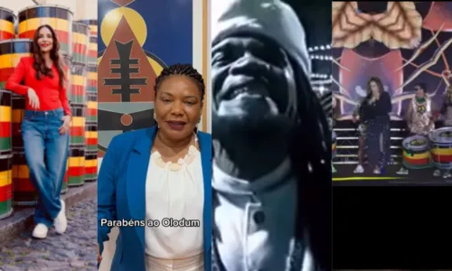 
				
					Olodum recebe homenagens de famosos em celebração aos 45 anos
				
				