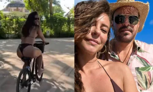  				 					Paolla Oliveira reflete namoro com Diogo Nogueira: 'Parceria' 				 				