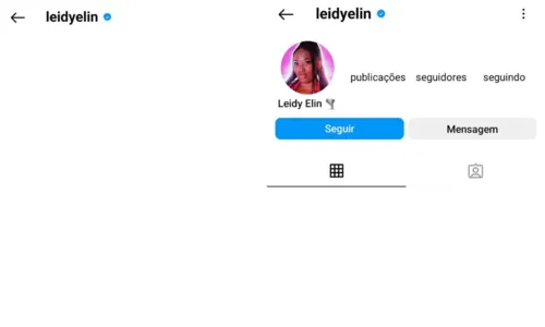 
				
					Perfil de Leidy Elin é derrubado em rede social após briga com Davi
				
				