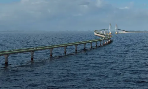  				 					Ponte Salvador-Itaparica: começa perfuração na beira do mar 				 				