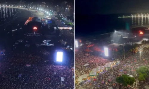 
				
					Praia de Copacabana fica lotada para show de Madonna
				
				