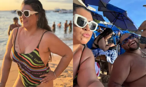 
				
					Preta Gil aproveita praia do Porto da Barra com amigos: 'Amados'
				
				