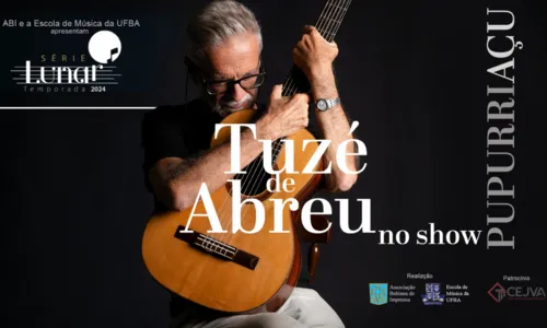  				 					Série Lunar estreia show de Tuzé de Abreu nesta quarta (24) 				 				