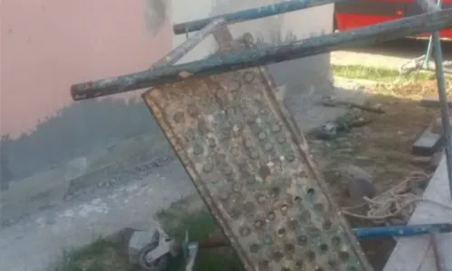  				 					Síndico morre enquanto fazia reparos em prédio; andaime despencou 				 				