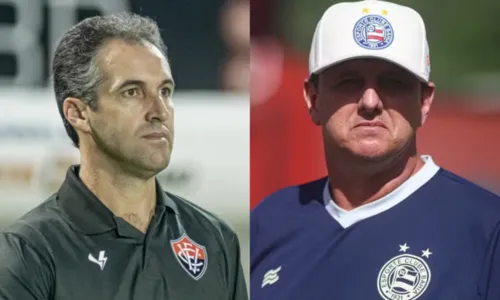  				 					Técnicos avaliam desempenhos de Bahia e Vitória no jogo de ida 				 				