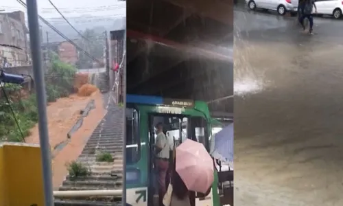  				 					Transportes, educação e mais: chuva impacta serviços em Salvador 				 				