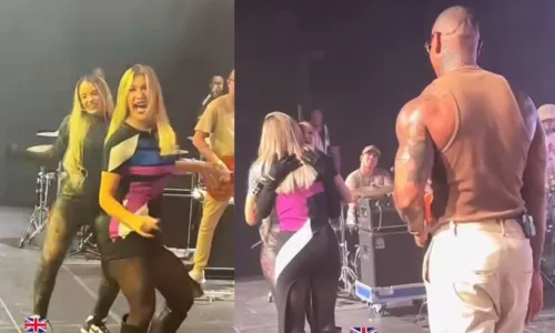 
				
					VÍDEO: Lore Improta realiza sonho de fã e dança com ela em show de Léo
				
				