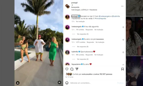
				
					VÍDEO: Preta Gil reúne famosos em vídeo com música de Ivete Sangalo
				
				