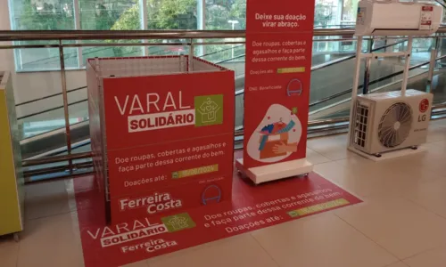 
				
					Varal Solidário: campanha arrecada agasalhos e roupas em Salvador
				
				