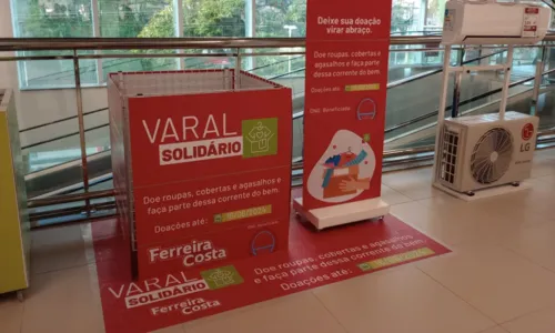  				 					Varal Solidário: campanha arrecada agasalhos e roupas em Salvador 				 				