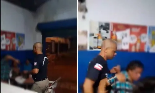 
				
					Vídeo: PM agride mulher e leva garrafada na cabeça na Bahia
				
				