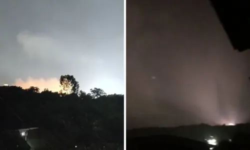  				 					Vídeos: clarão após incêndio assusta moradores em Salvador e RMS 				 				