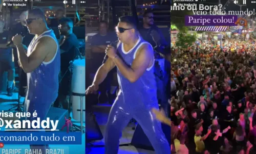  				 					Xanddy lota praça de Paripe em celebração de aniversário de Salvador 				 				