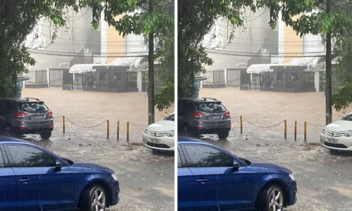 
				
					Alagamento deixa carro parcialmente submerso em Salvador; VÍDEOS
				
				