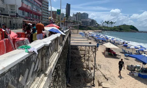 
				
					Ambulantes do Carnaval protestam contra passarela na Barra
				
				