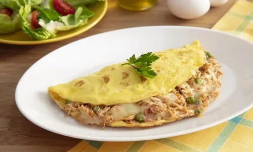 
				
					Aprenda omelete com sobras de frango que fica pronta em 15 minutos
				
				