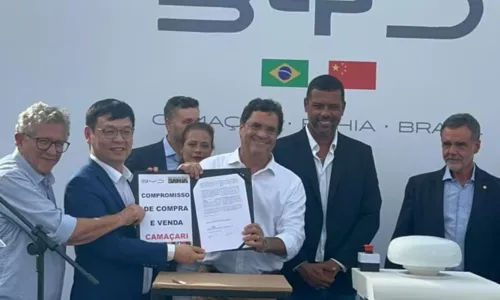 
				
					BYD oficializa início das obras de complexo fabril na Bahia
				
				