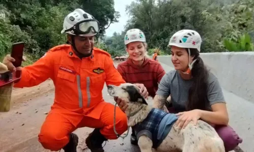 
				
					Bombeiro baiano relata cenário de 'destruição' no Rio Grande do Sul
				
				