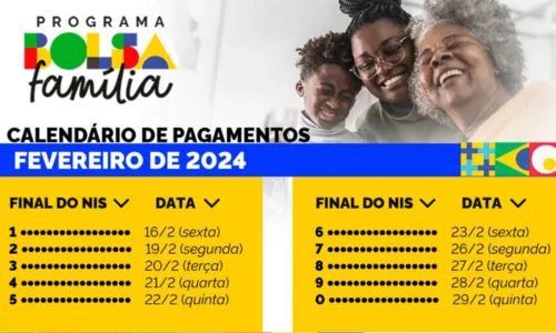 
				
					Caixa paga Bolsa Família a beneficiários com NIS de final 9
				
				