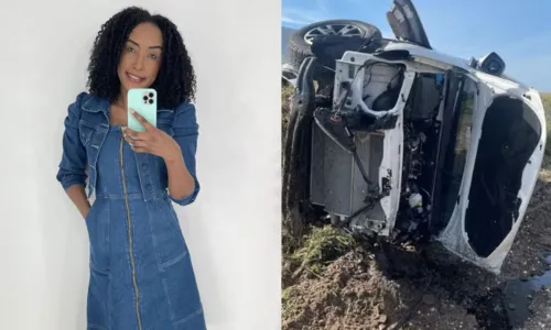 
				
					Cantora gospel Sulamita Alves sofre grave acidente de carro com marido
				
				