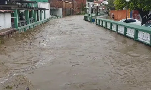 
				
					Chuvas na Bahia: água arrasta veículos e alaga imóveis no interior
				
				