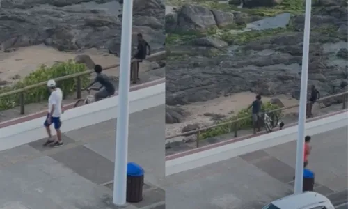
				
					Ciclistas são assaltados na orla de Salvador; veja vídeos
				
				