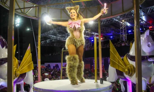 
				
					Claudia Leitte puxa bloco vestida de 'ursa' e look impressiona web
				
				