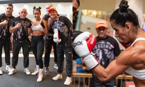 
				
					Conheça esposa de Popó que enfrenta ex-panicat em luta de boxe
				
				