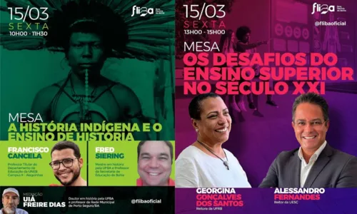 
				
					Feira Literária da Bahia acontece de 14 a 17 de março em Salvador
				
				