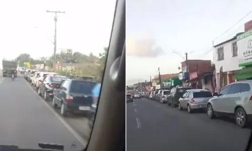 
				
					Fila de espera no ferry-boat passa de 4 horas na volta para Salvador
				
				