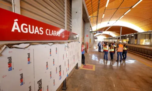 
				
					Governo anuncia inauguração da Estação Águas Claras de metrô
				
				