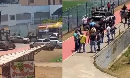 
				
					Homem é baleado durante troca de tiros com a polícia em Cajazeiras
				
				