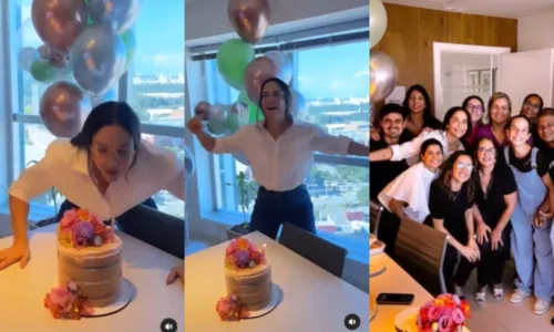 
				
					Ivete Sangalo ganha festa de aniversário antecipada: 'Surpresa!'
				
				