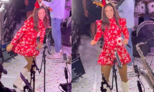 
				
					Ivete Sangalo recria meme de Daniela no Carnaval: ‘Abre e fecha'
				
				