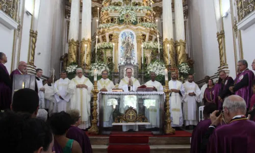 
				
					Missa solene celebra Senhor do Bonfim neste domingo (14); veja fotos
				
				