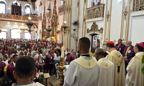 
				
					Missa solene celebra Senhor do Bonfim neste domingo (14); veja fotos
				
				