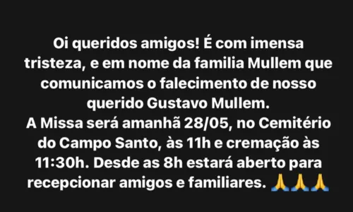 
				
					Morre Gustavo Mullem, ex-guitarrista da Camisa de Vênus
				
				