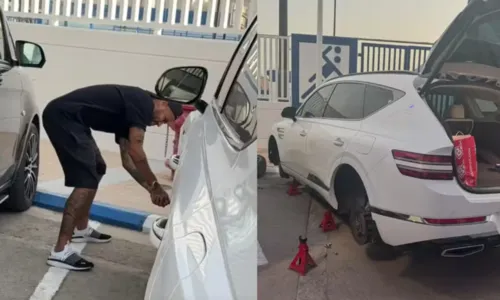 
				
					Neymar se vinga de colega de time e fura pneus de carro de luxo; VÍDEO
				
				