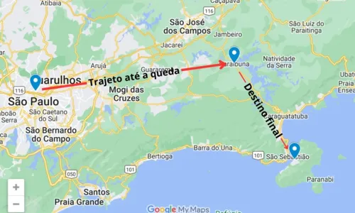 
				
					Onde é Paraibuna, local trágico da queda do helicóptero há 12 dias
				
				