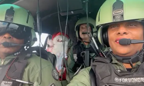 
				
					Orfanato onde Glória Maria fez adoção recebe Papai Noel em helicóptero
				
				