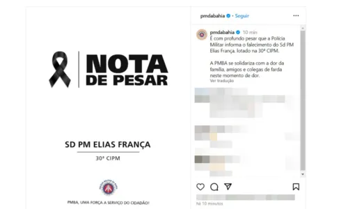 
				
					PM é morto a tiros dentro de casa de shows em Santa Maria da Vitória
				
				