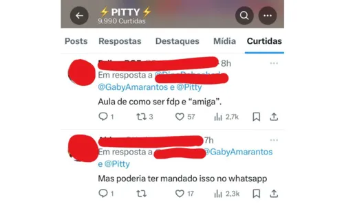 
				
					Pitty curte comentários contra Gaby Amarantos após fala sobre Beyoncé
				
				