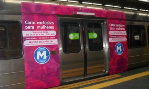 
				
					Projeto de lei pretende criar vagão no metrô de Salvador para mulher
				
				