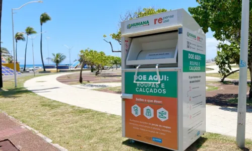 
				
					Projeto tem 140 pontos de coleta de roupas usadas em Salvador
				
				