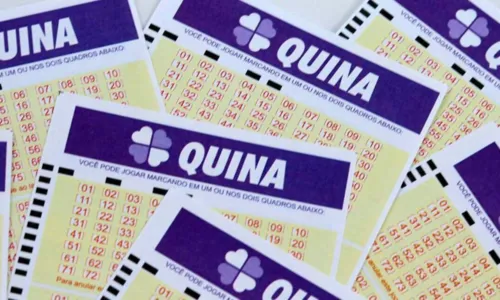 
				
					Concurso 6450 da Quina sorteia R$ 4 milhões neste sábado (25)
				
				